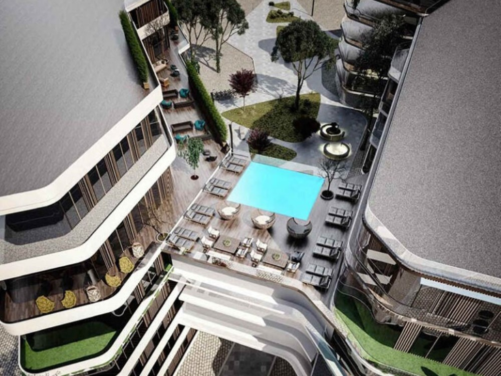 ستديو 80م في كمبوند بلوم فيلدز 